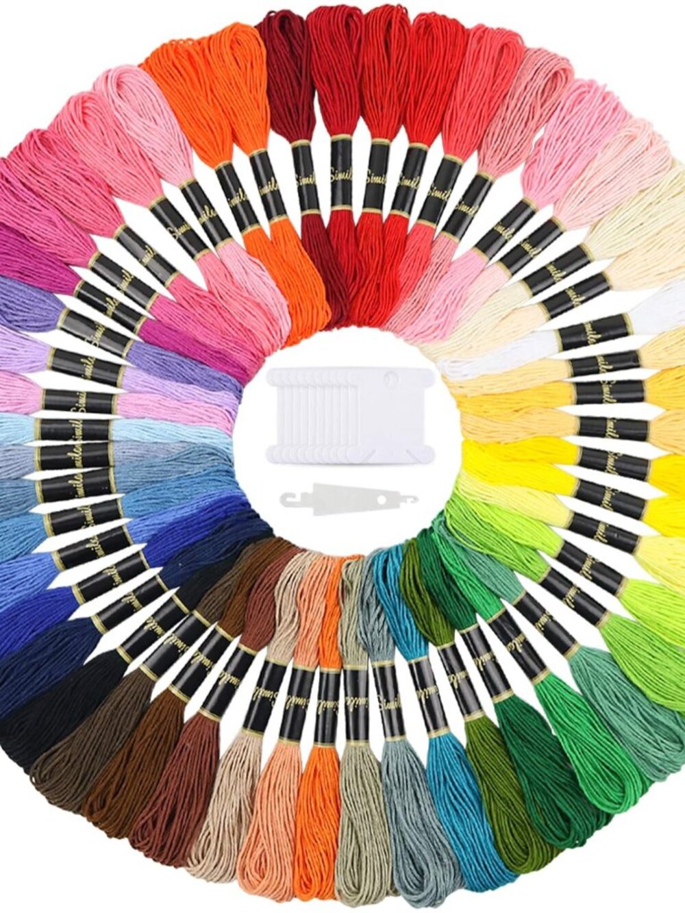Embroidery Floss 50 Skeins Cross Stitch Thread Friendship Bracelets